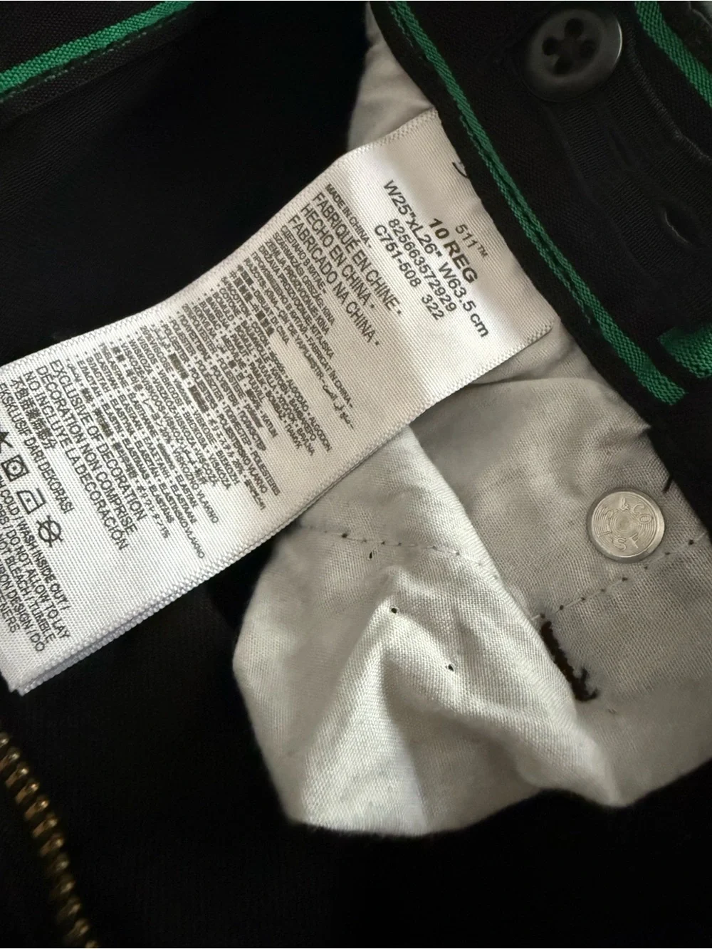 Levi's Boy’s Black Straight-Leg Jeans
